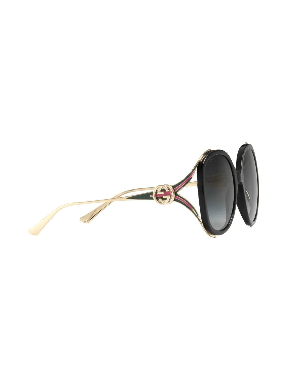 round-frame Interlocking G sunglasses - 2