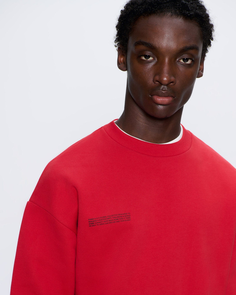 Mens 365 Heavyweight Sweatshirt - Goji Red 4