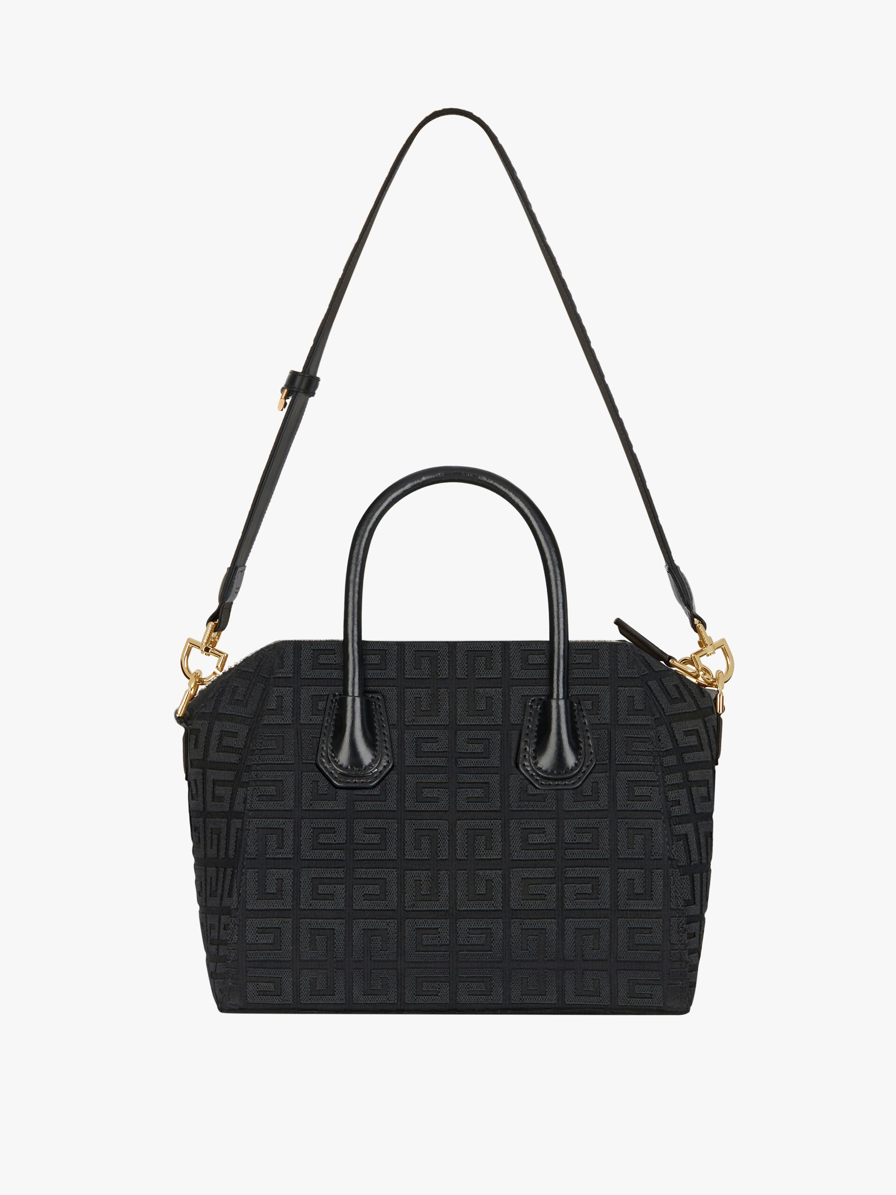 SMALL ANTIGONA BAG IN 4G EMBROIDERED CANVAS - 3