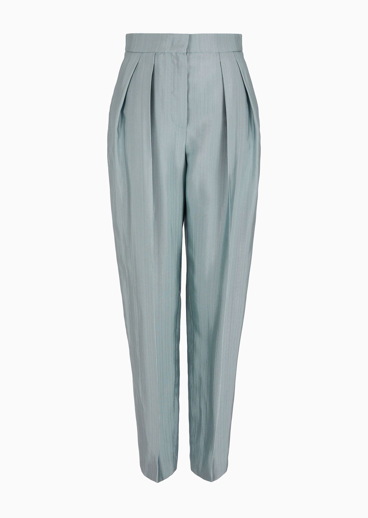 Armure viscose double-pleat trousers - 1