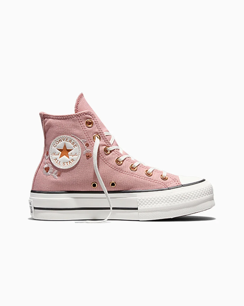 Chuck Taylor All Star Lift Platform Sequin Flowers - 1