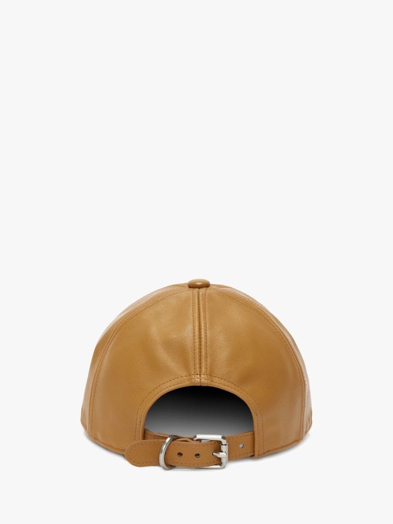 LEATHER BASEBALL CAP WITH ANCHOR LOGO 3