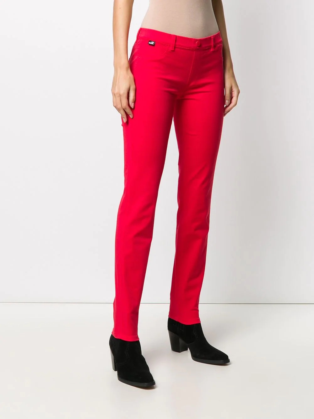 mid-rise skinny jeans - 3