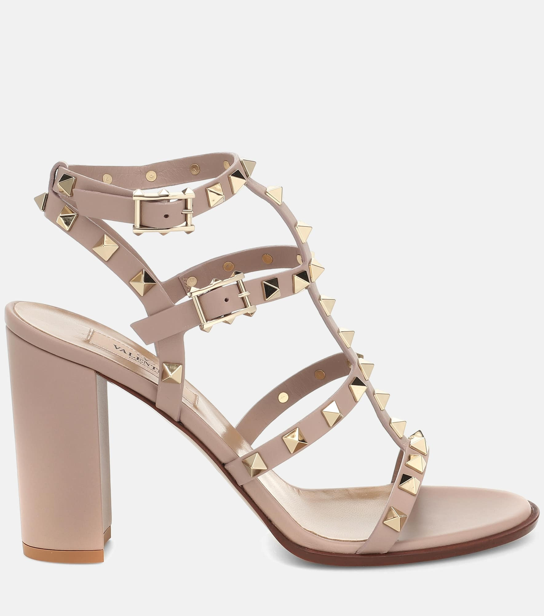 Valentino Garavani Rockstud leather sandals - 4