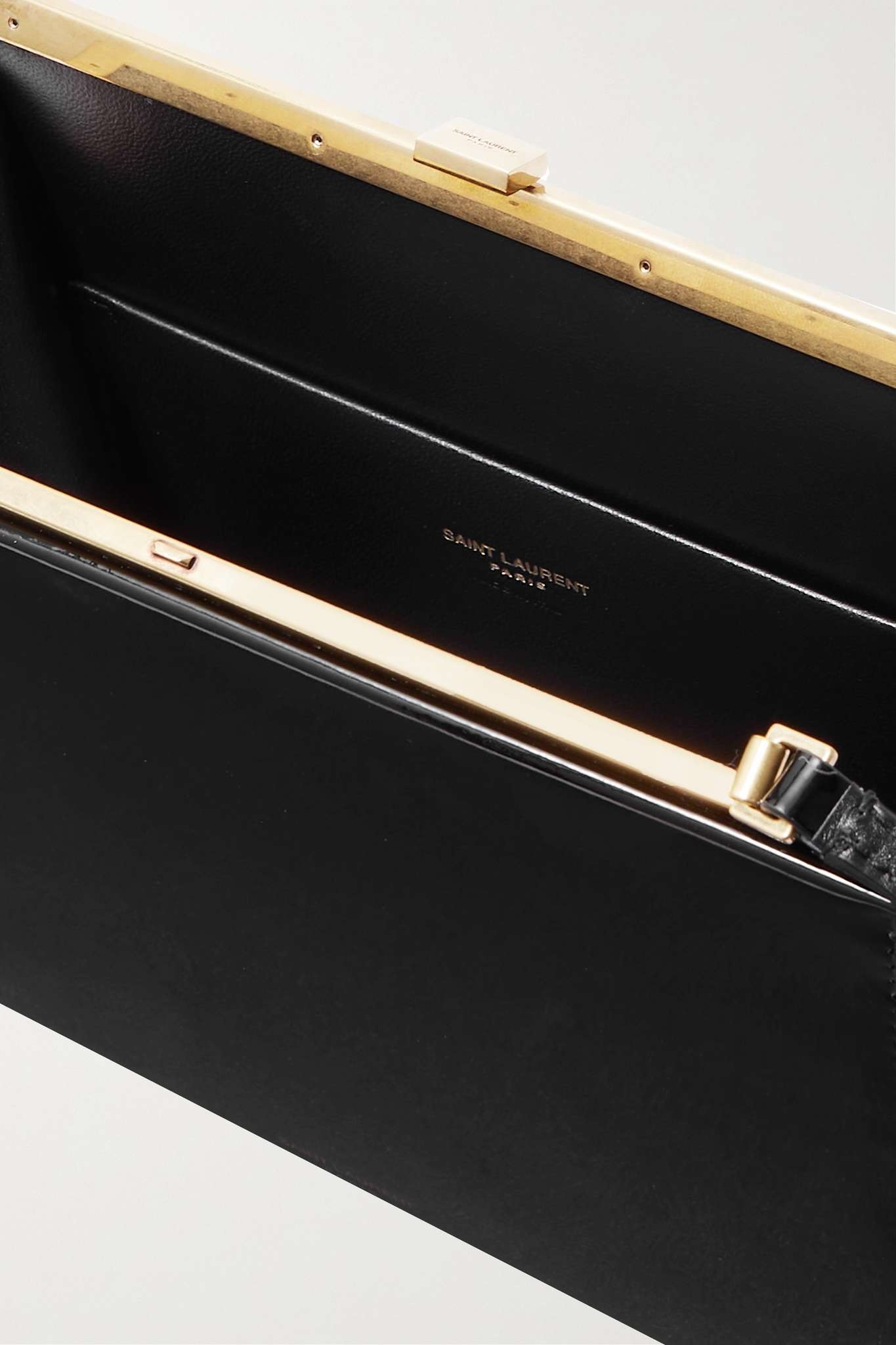 SAINT LAURENT Le Anne-Marie small patent-leather shoulder