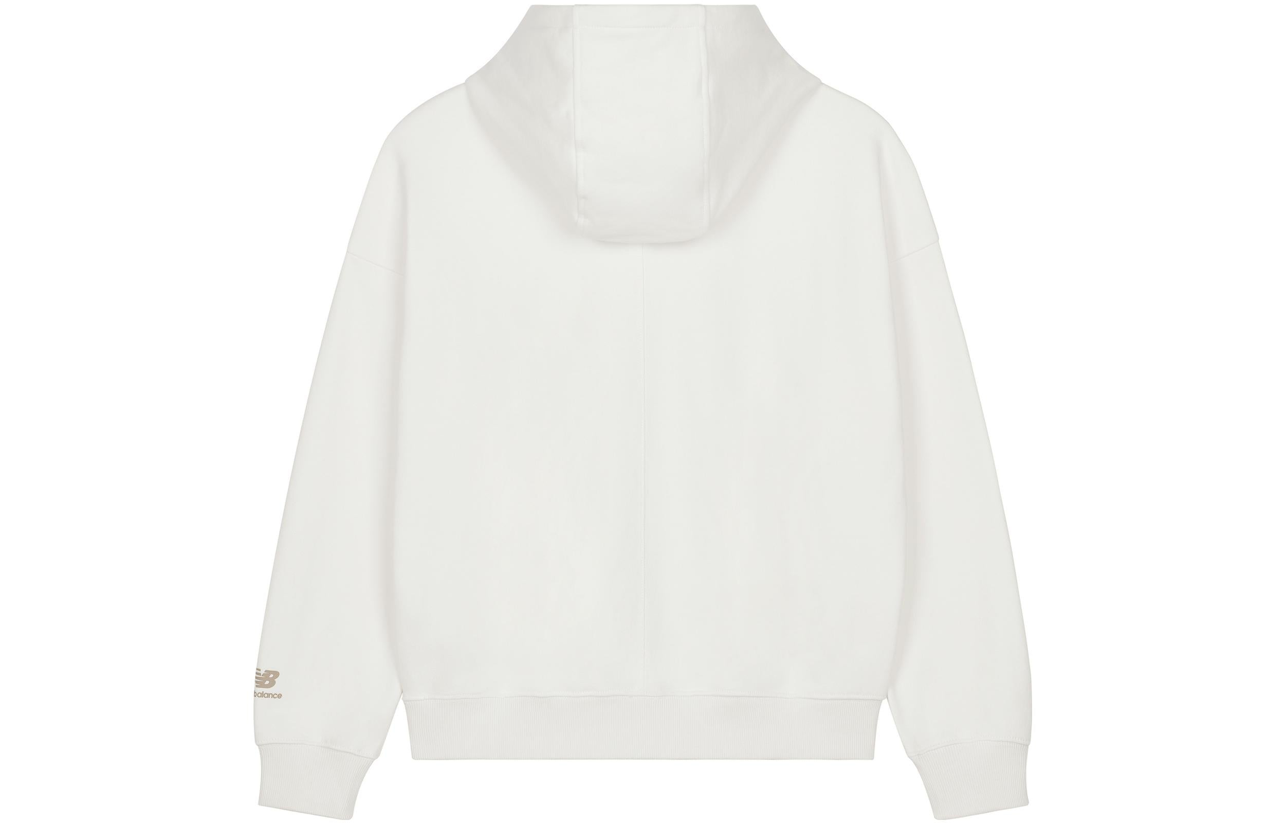 (WMNS) New Balance Lifestyle Casual Hoodie 'White' 5CD37302-IV - 2