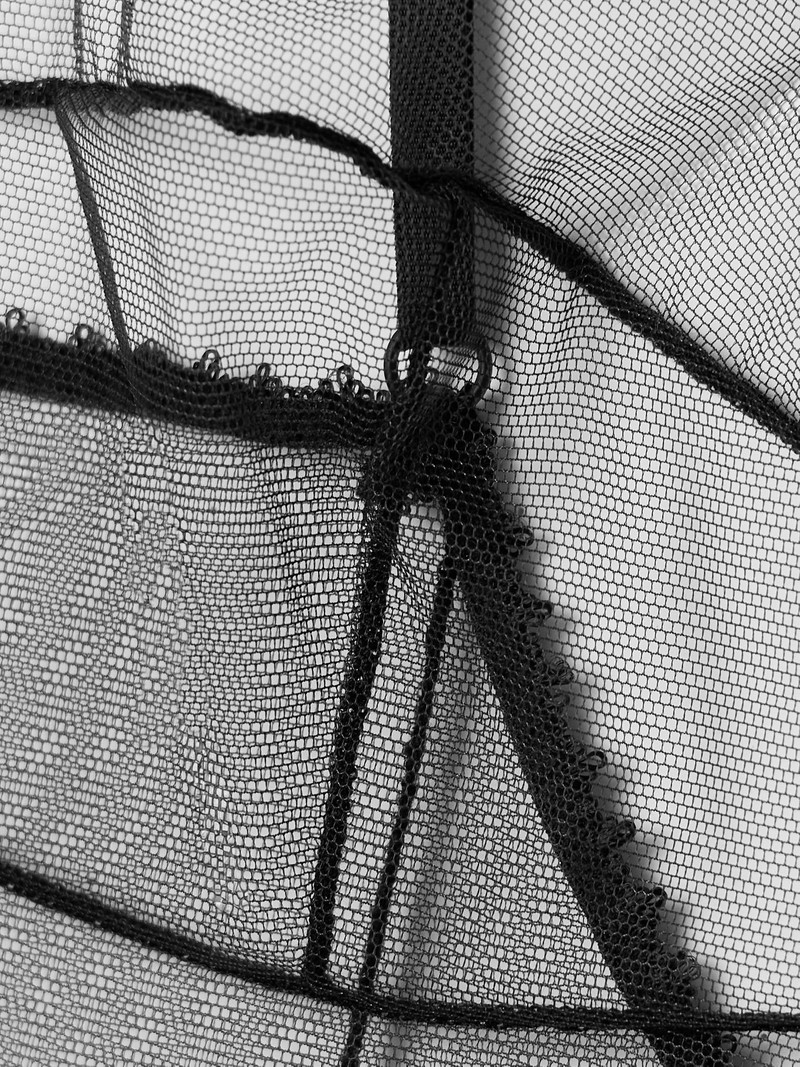 KIKI DE MONTPARNASSE Perle Embroidered Mesh Soft-cup Bra outlook