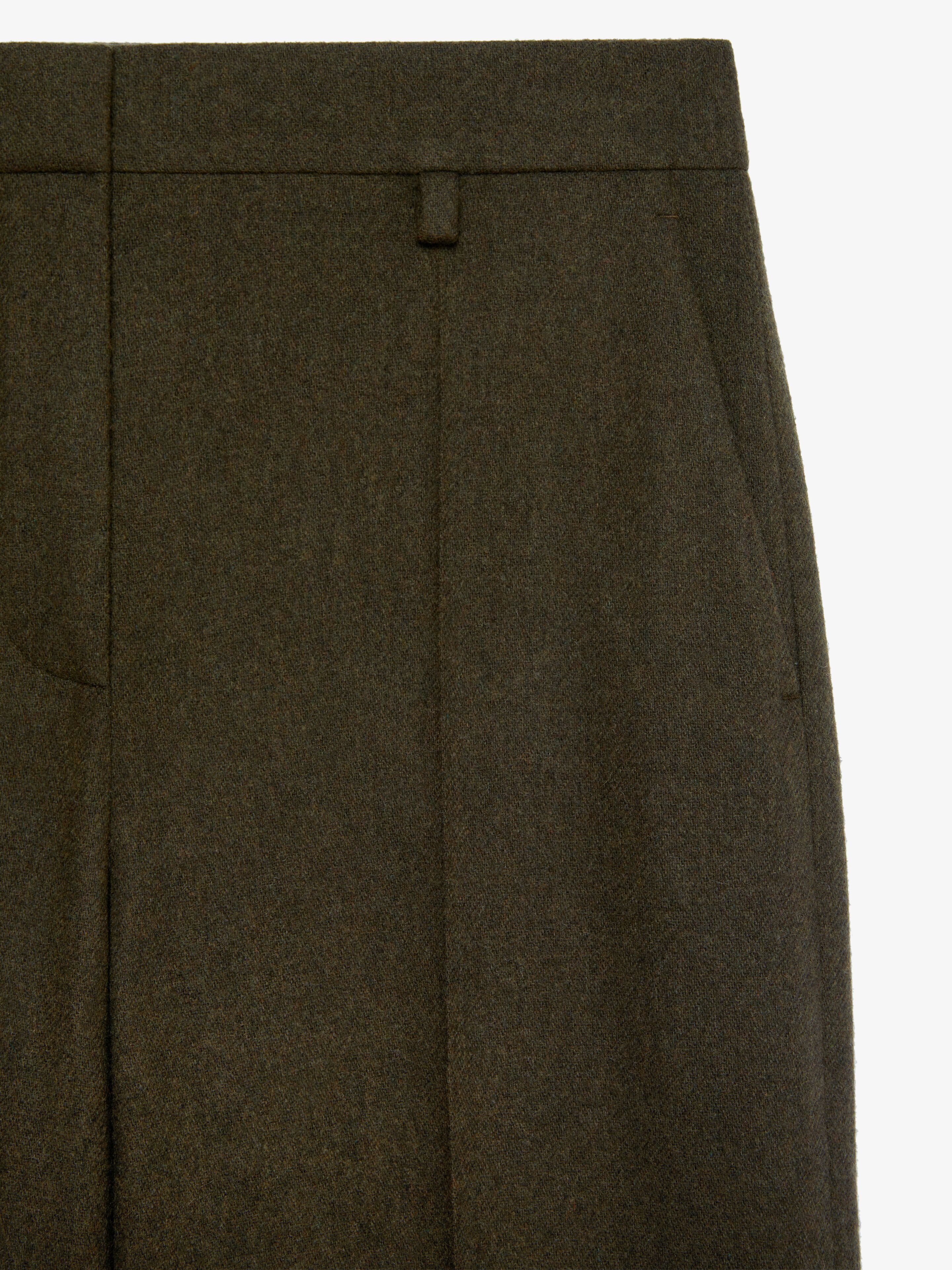 OVERSIZED PANTS IN MILITARY FLANNEL - 5