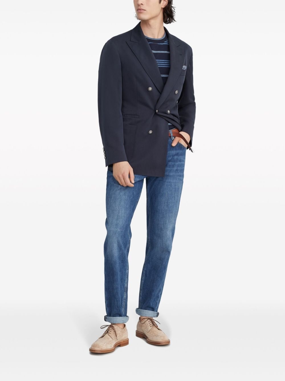 slim-cut mid-rise jeans - 2