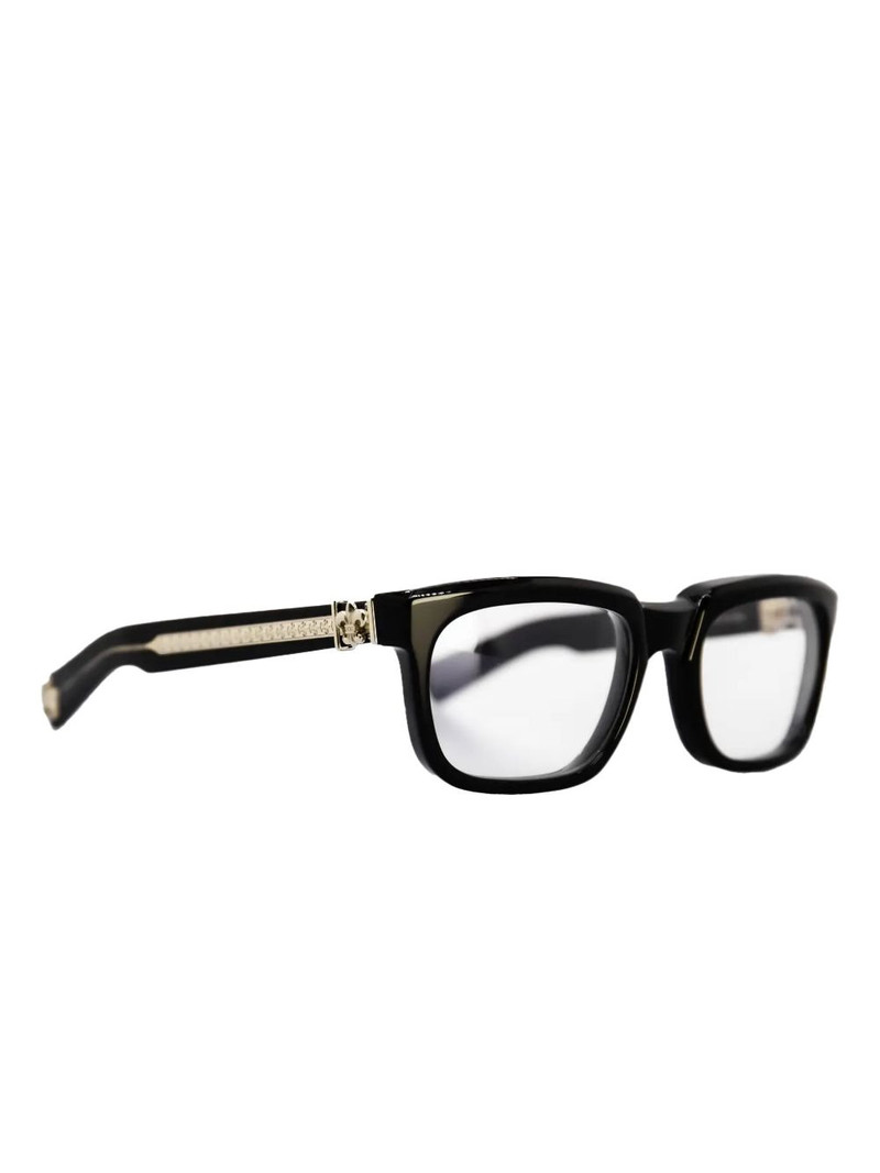 Chrome Hearts rectangle-frame glasses outlook