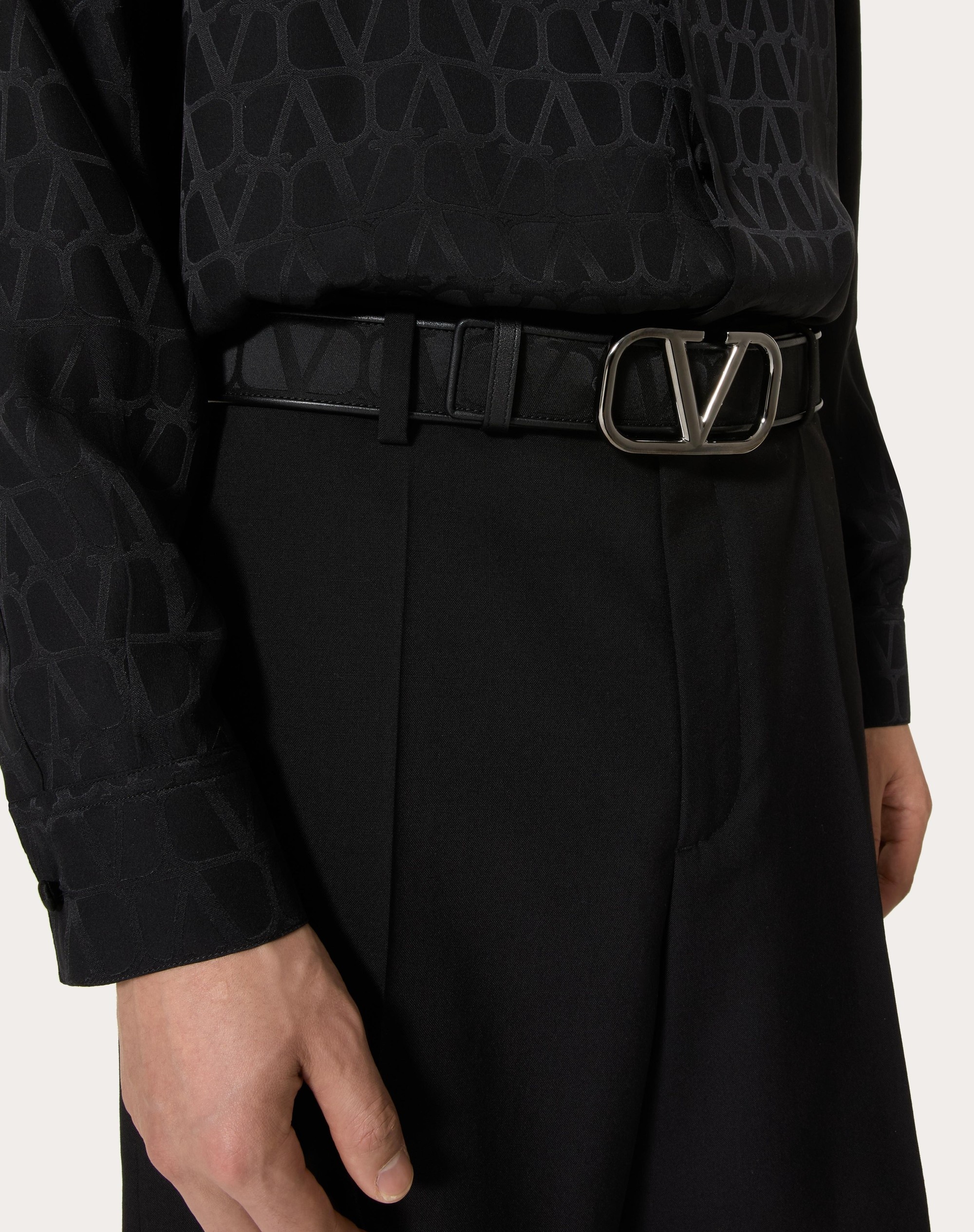 TOILE ICONOGRAPHE BELT IN TECHNICAL FABRIC WITH LEATHER DETAILS - 5
