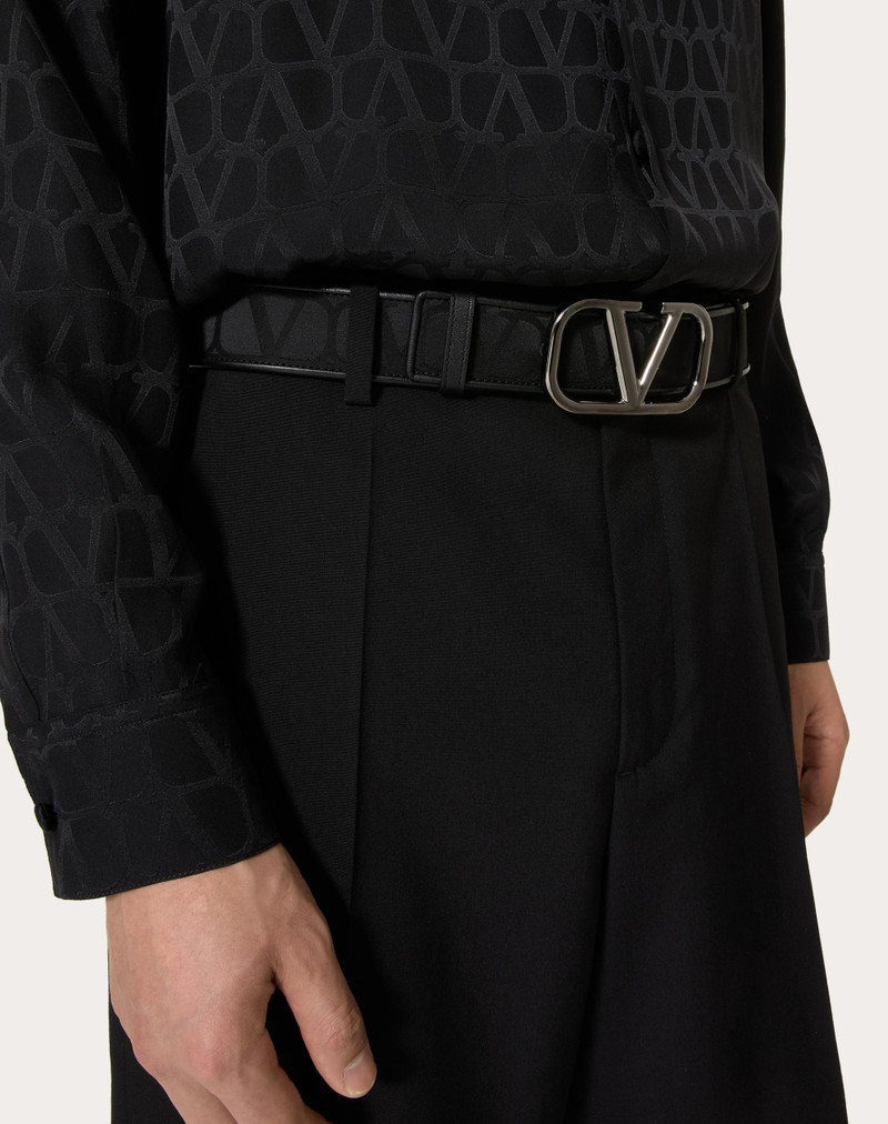 TOILE ICONOGRAPHE BELT IN TECHNICAL FABRIC WITH LEATHER DETAILS 5