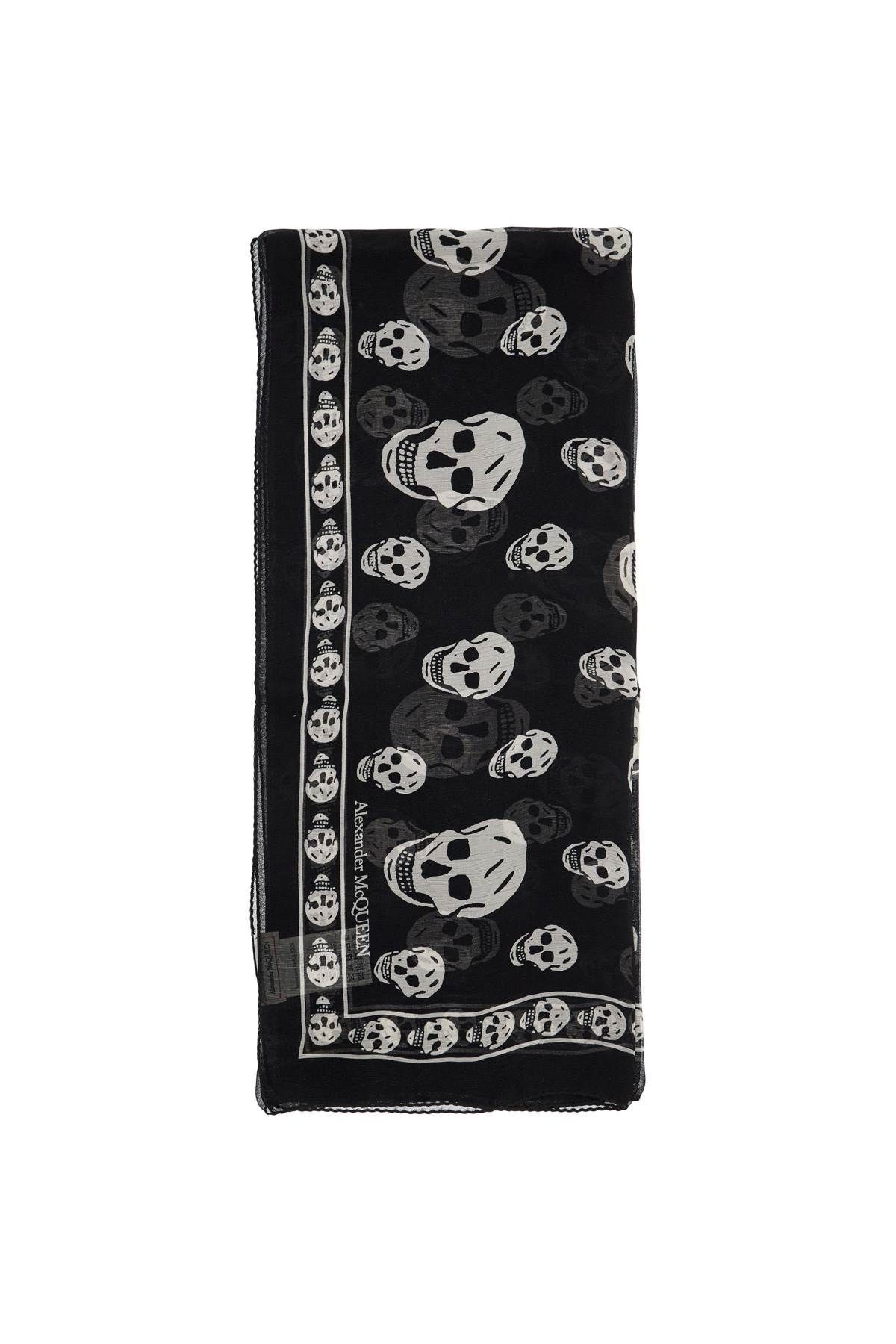 SILK SKULL SCARF - 1