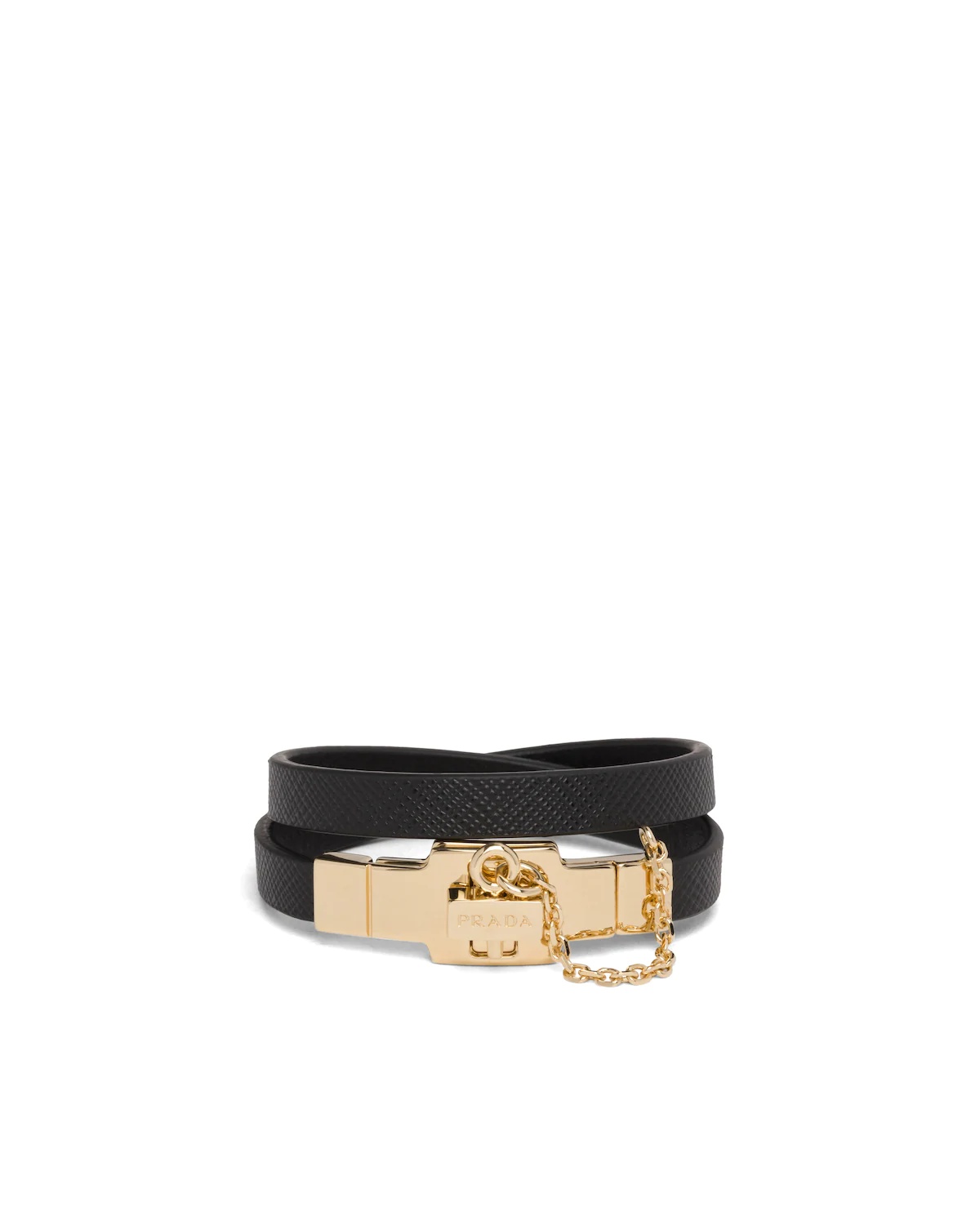 Saffiano leather bracelet - 1