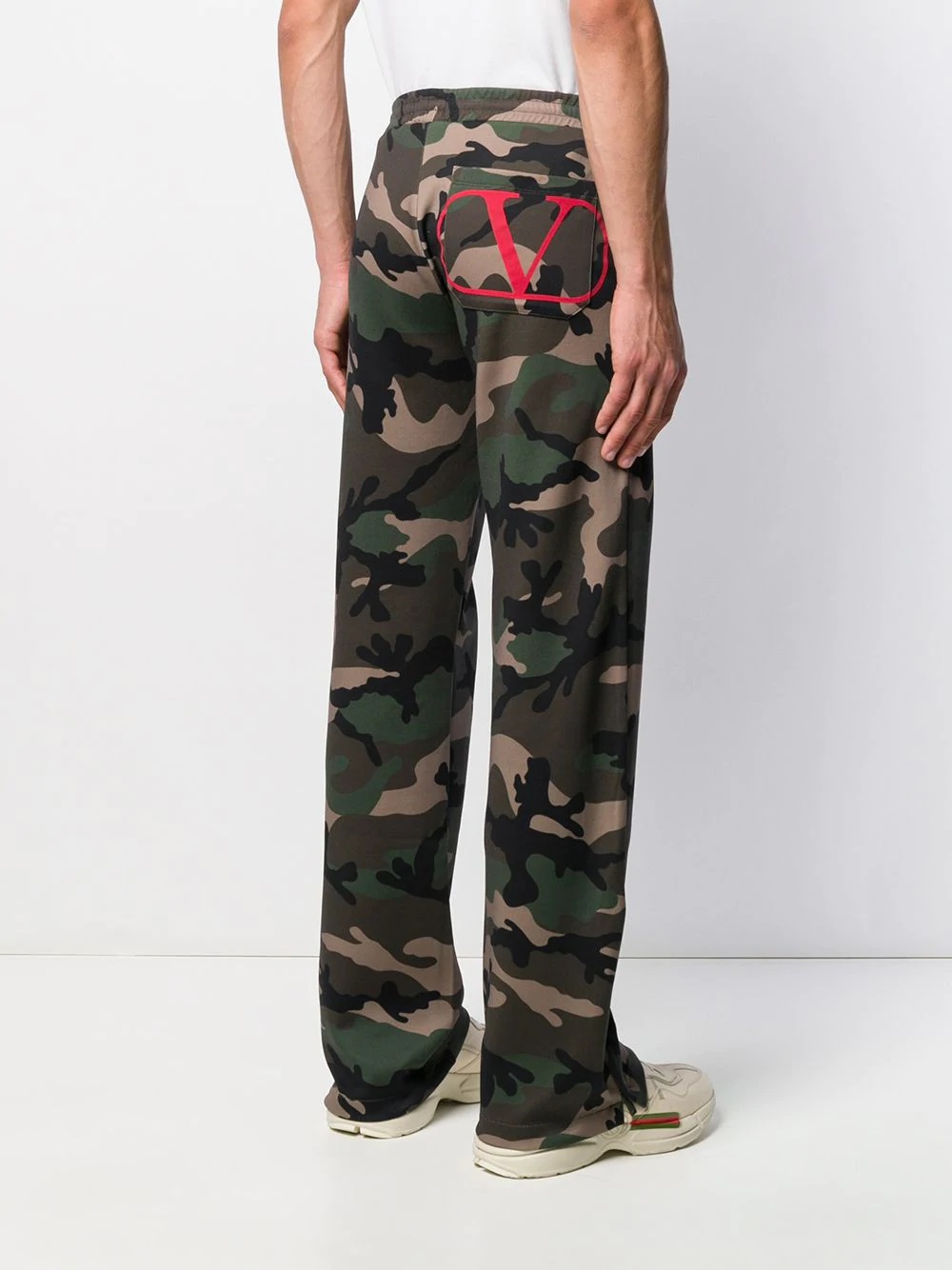 VLOGO camouflage track trousers - 4