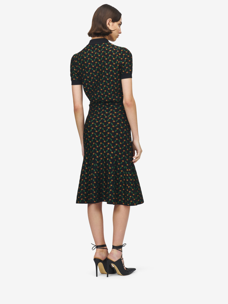 Flower Jacquard Skirt 4
