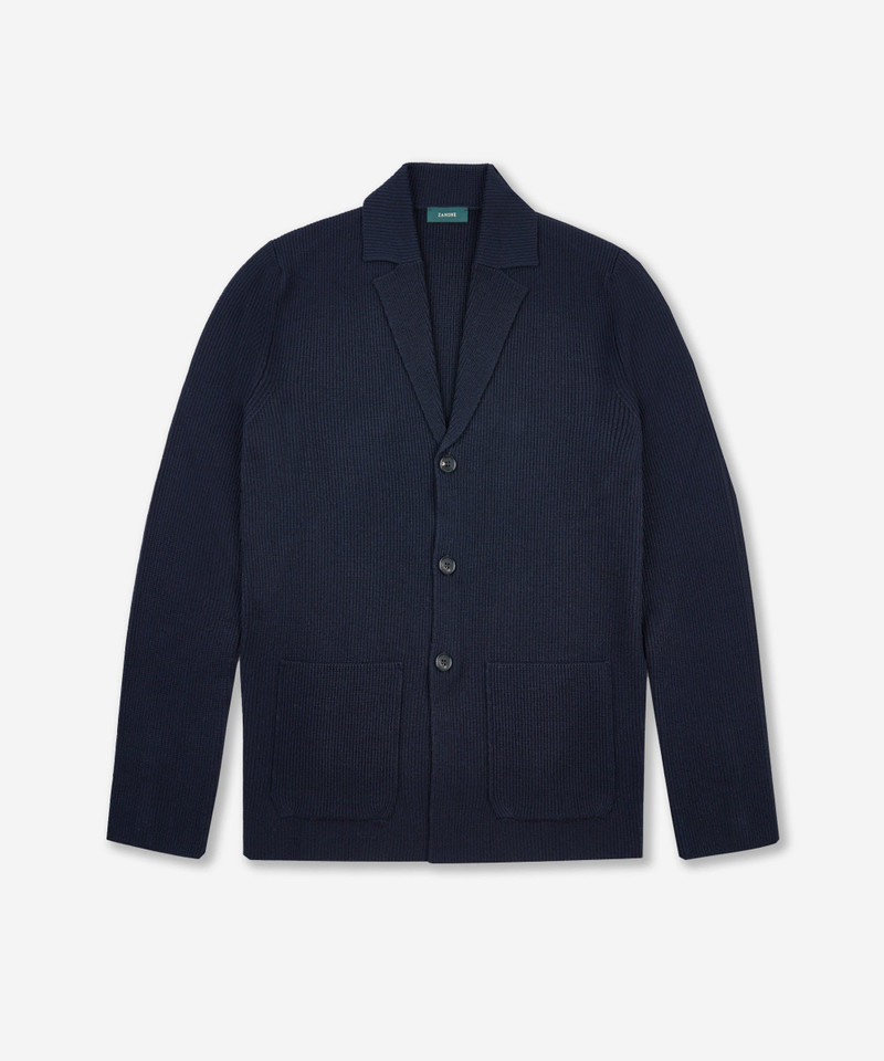 Slim-fit Merino Wool Jacket 1