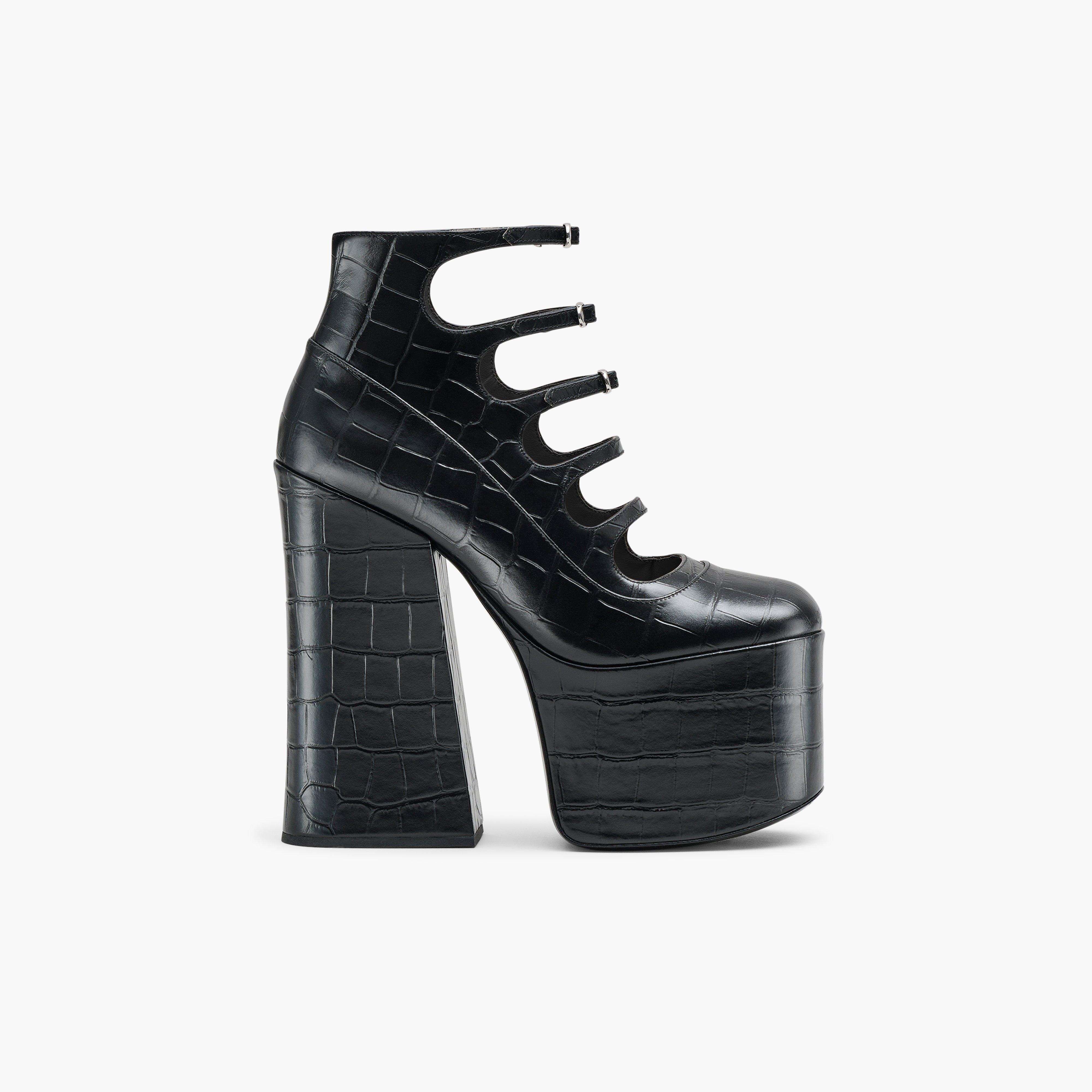 THE CROC EMBOSSED KIKI ANKLE BOOT - 1