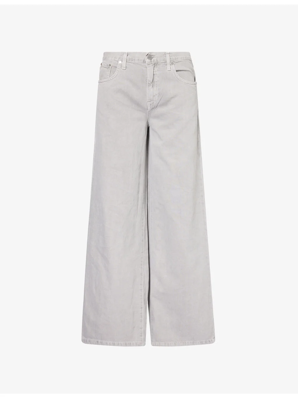 Tiny Dancer Cotton and Linen-Blend Denim Jeans - 1