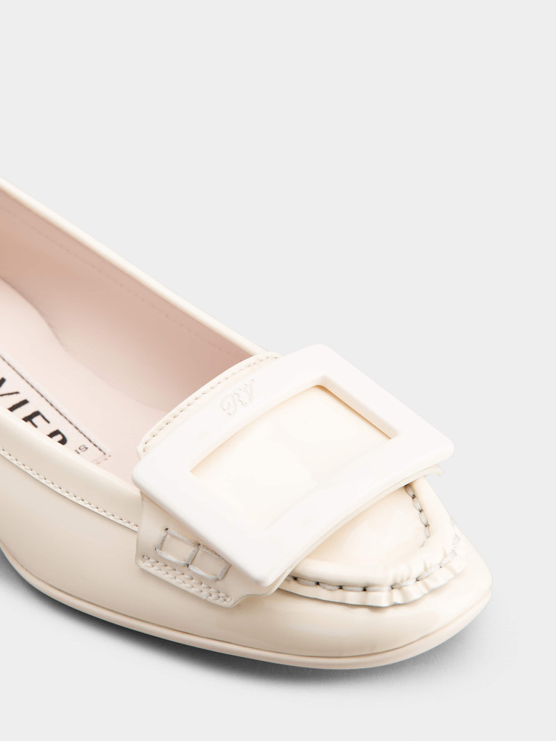 Lacquered Buckle Loafers in Patent Leather 3