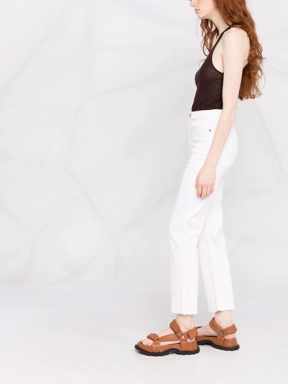 70s Stove Pipe straight-leg jeans - 4