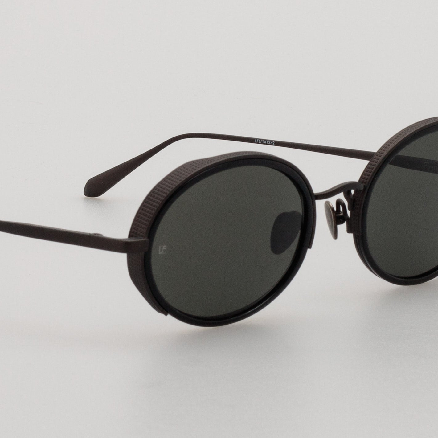 FINN OVAL SUNGLASSES IN NICKEL - 4