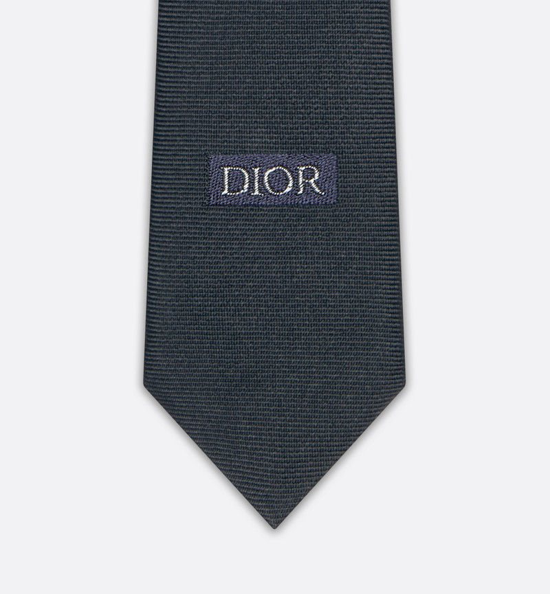 Tie with Centered Dior Oblique 3