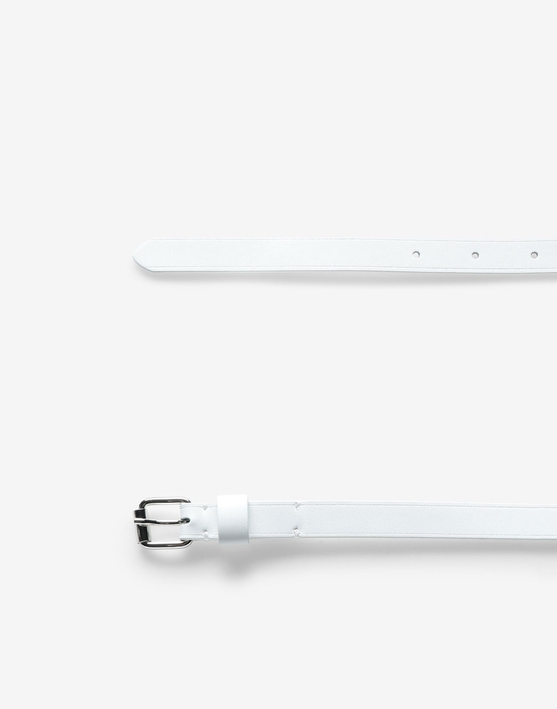 MM6 Maison Margiela Logo slim belt outlook