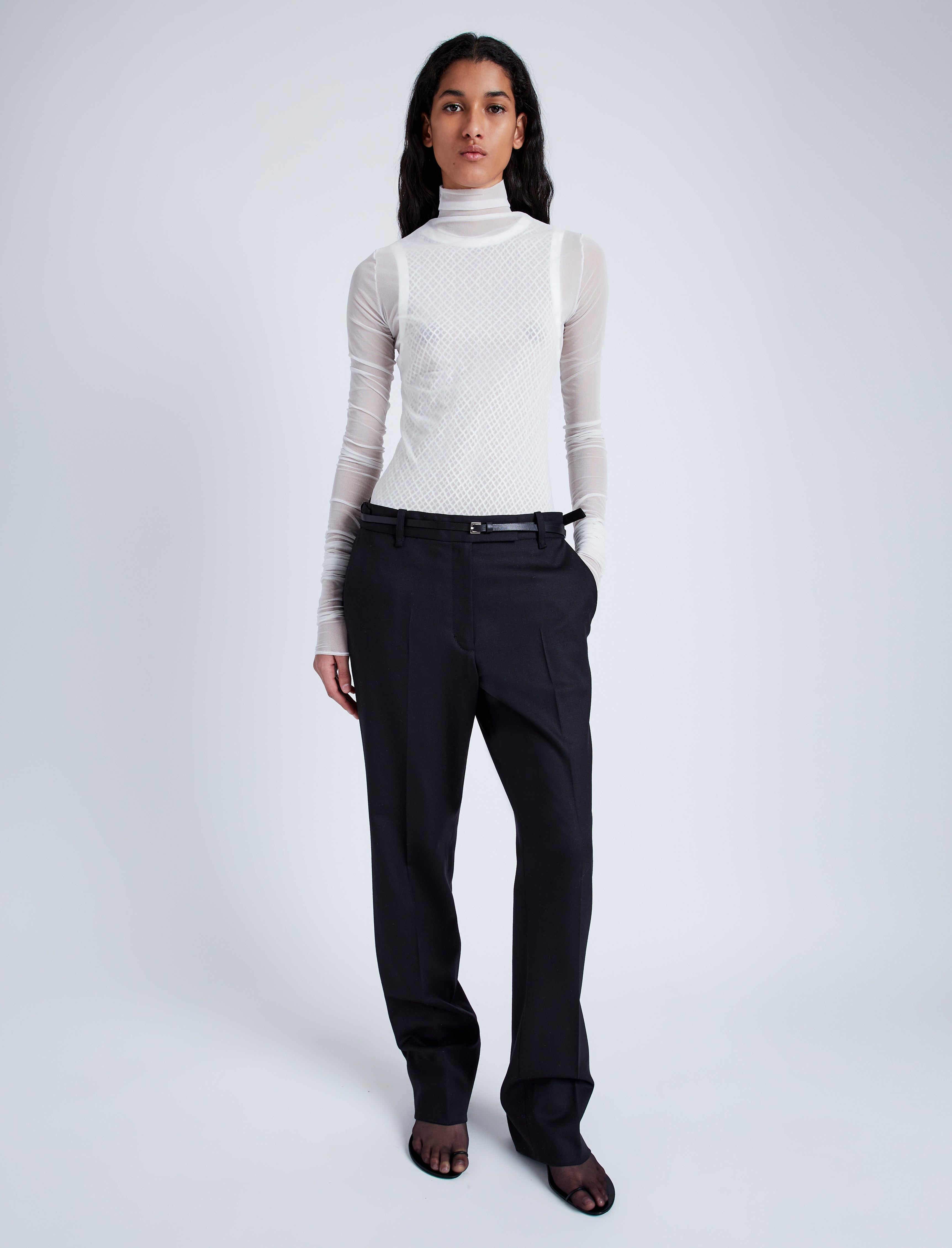 Teddy Pant in Wool Twill Suiting - 6