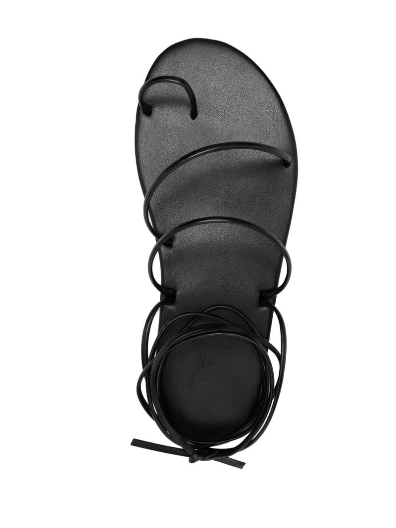 Du open-toe leather sandals 4