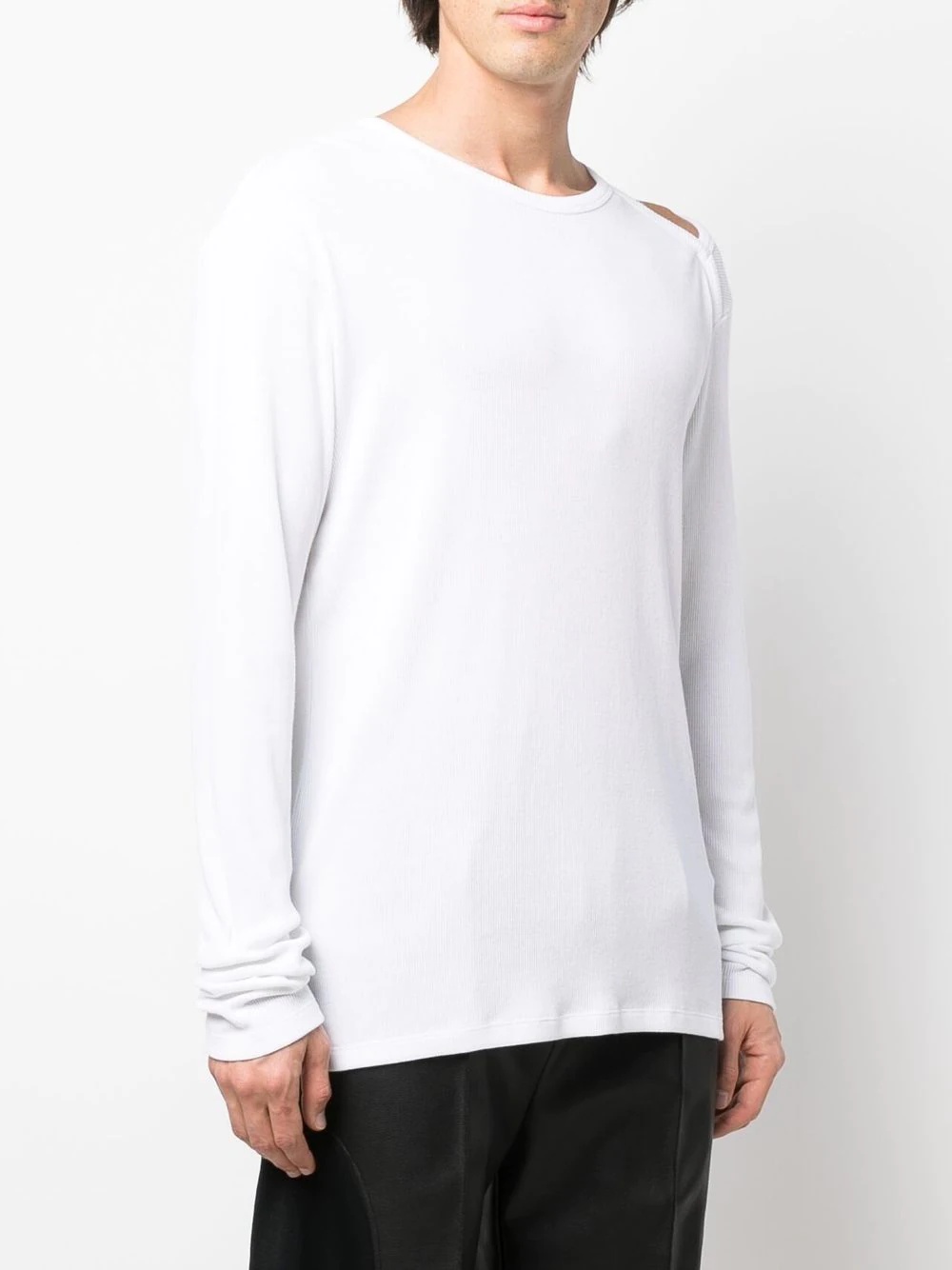 cut-out long-sleeve T-shirt - 3