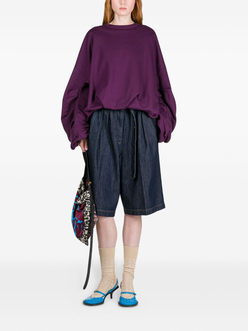 Dries Van Noten graphic-print shoulder bag outlook