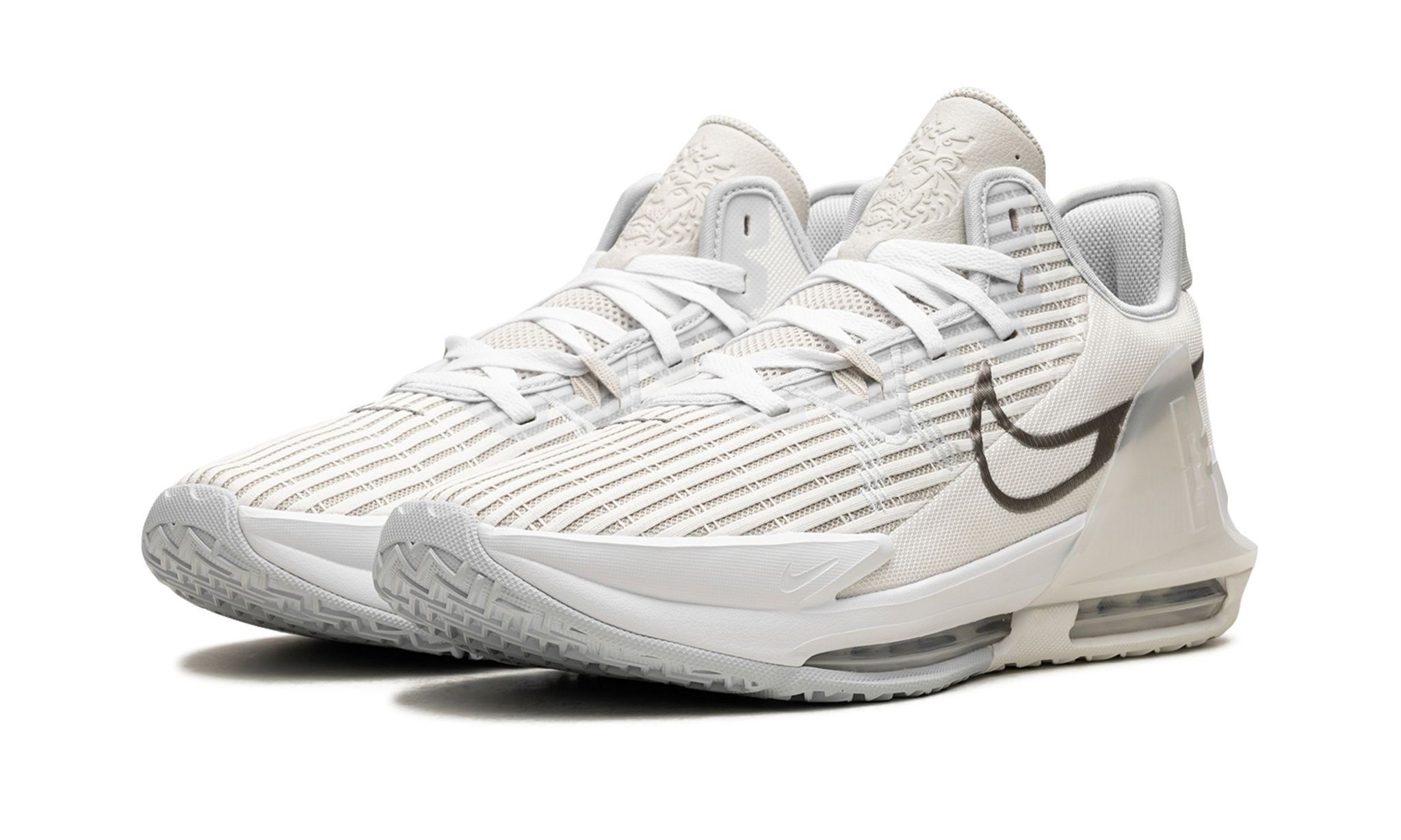 LeBron Witness 6 "Summit White / Metallic Pewter" - 2