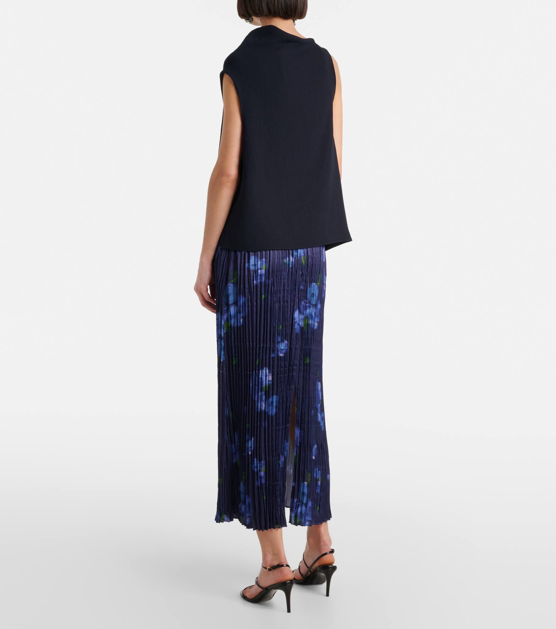 Asymmetric draped top - 3