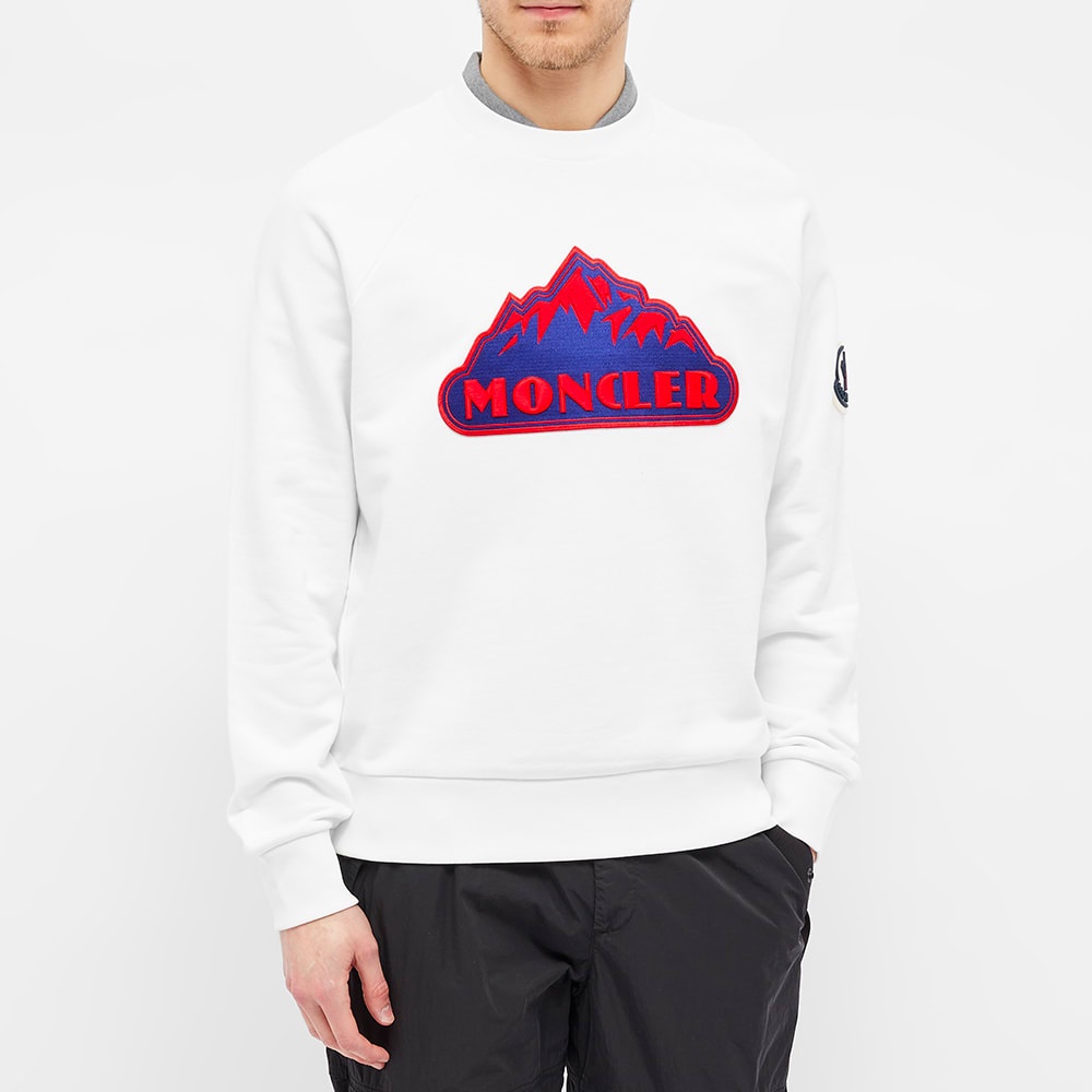 Moncler Mountain Icon Logo Crew Sweat - 4