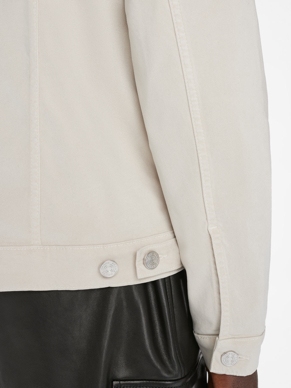 Twill Heritage Jacket in Milk Beige - 5