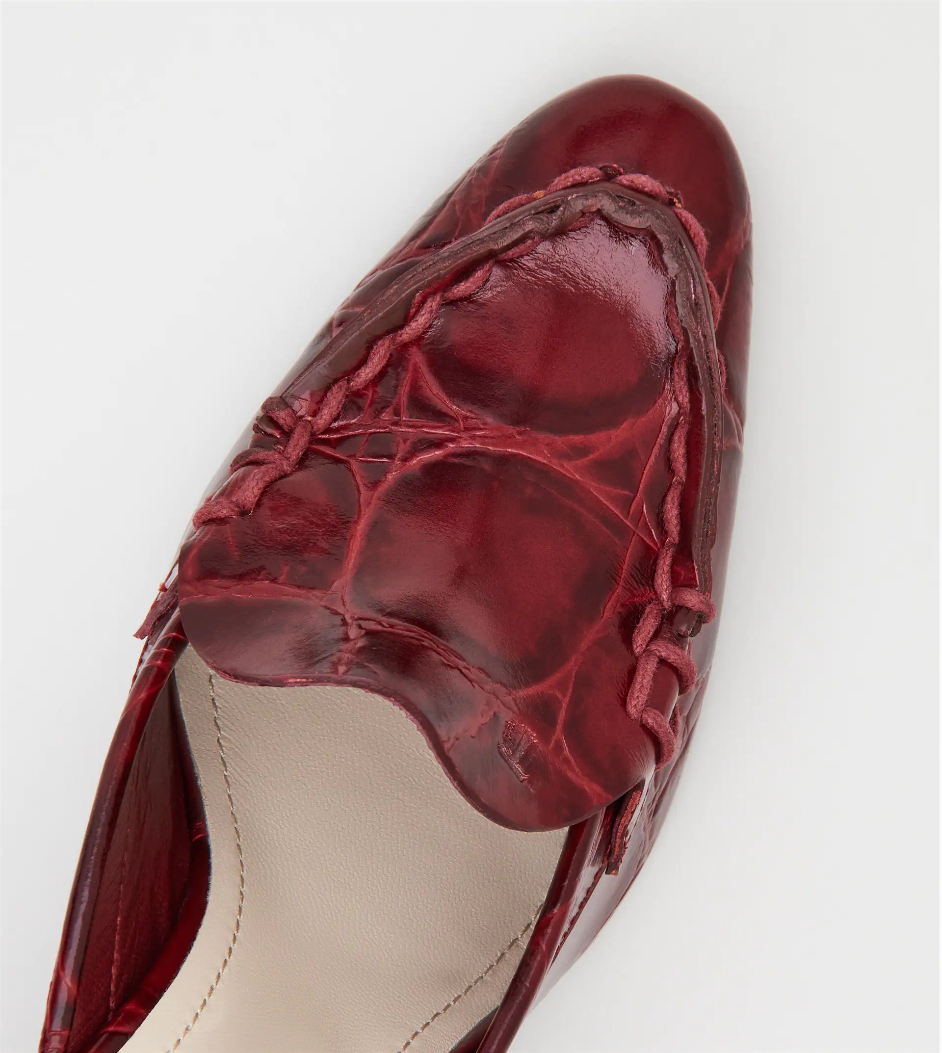 DORSAY SPIGA PUMPS IN LEATHER - RED - 4