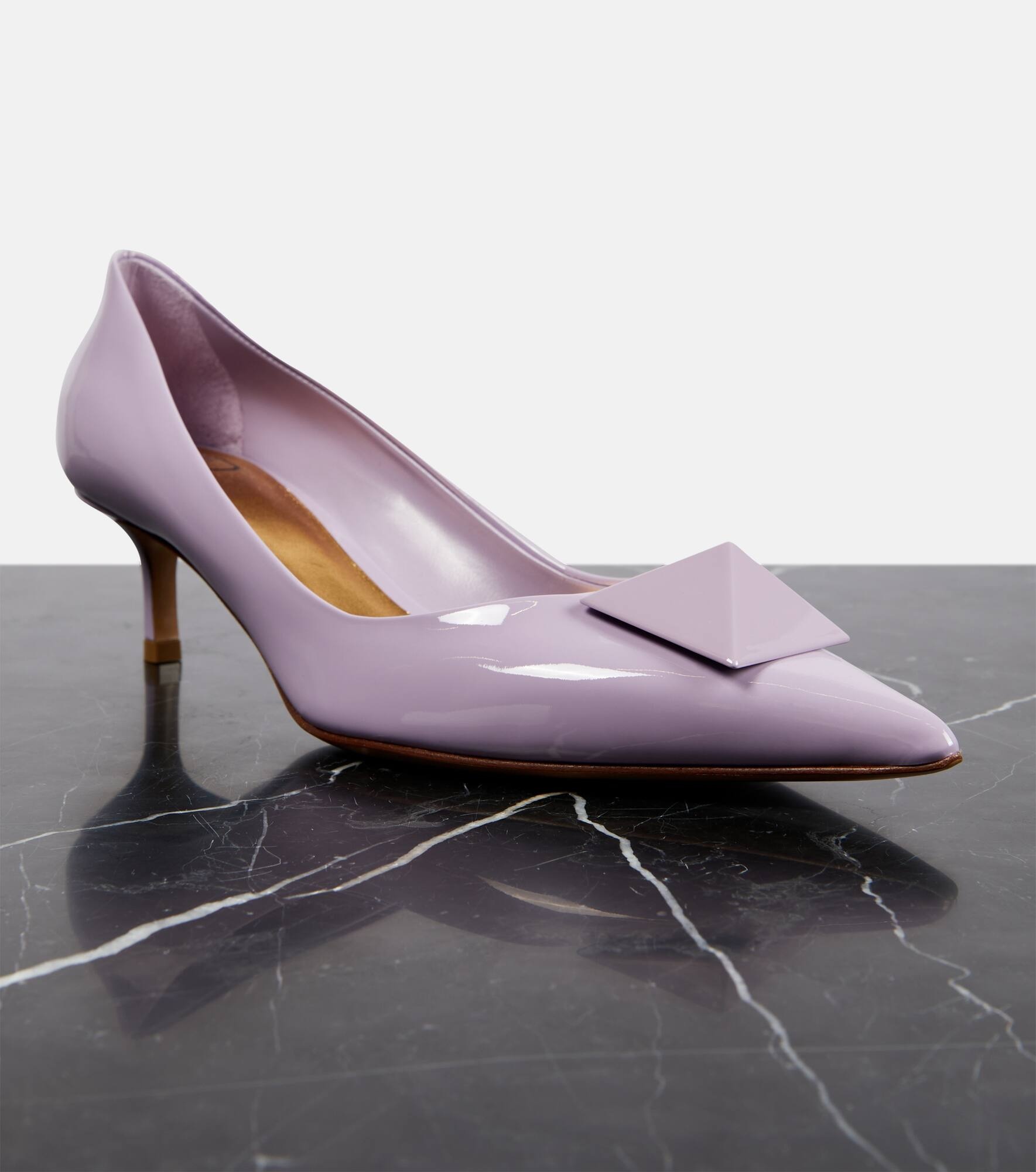 One Stud 50 patent leather pumps - 6