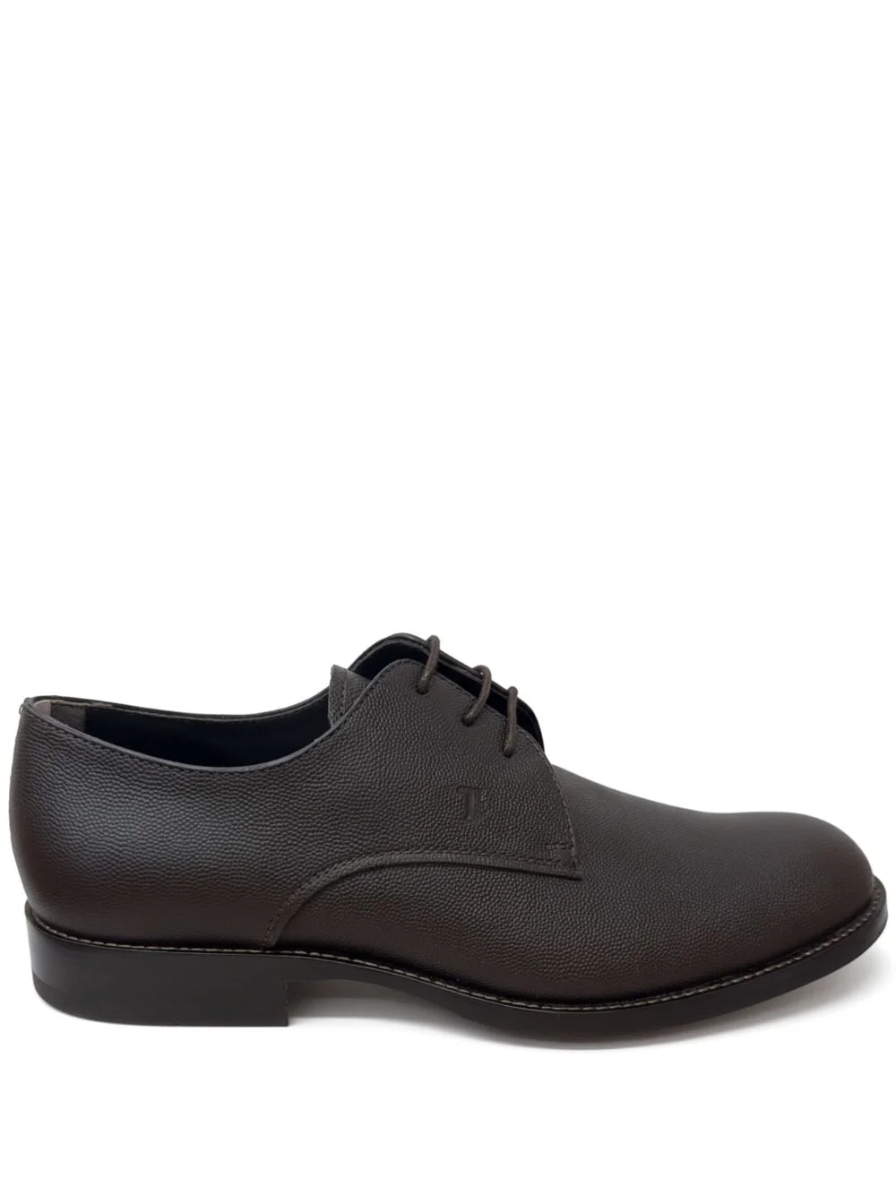 lace-up leather brogues - 1
