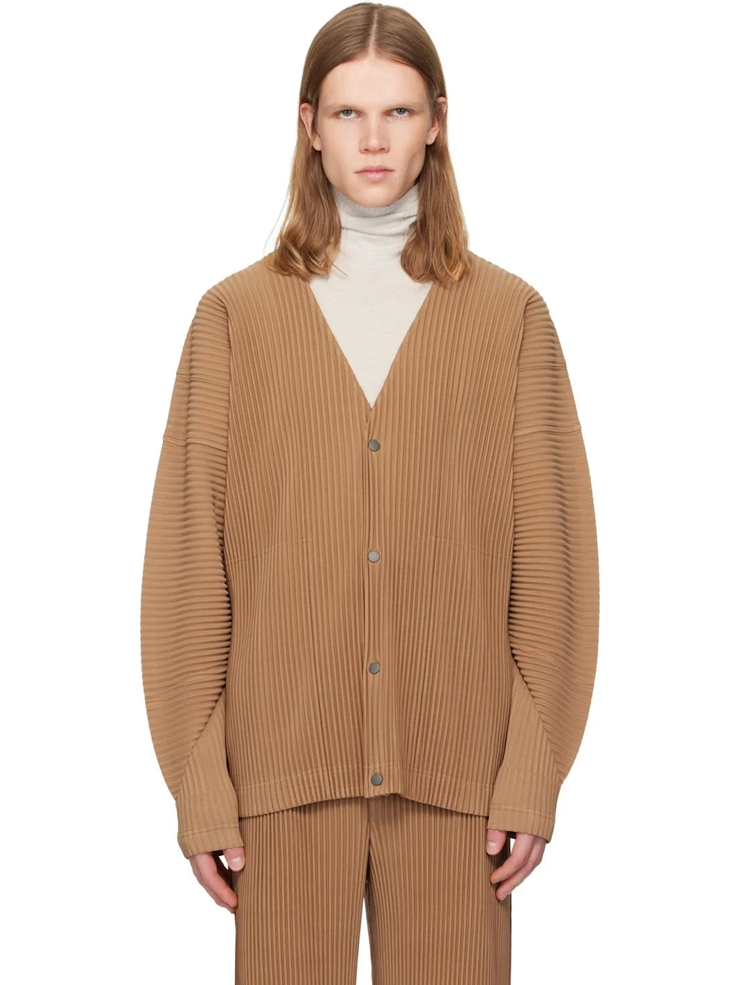 Tan Monthly Colors October Cardigan - 1