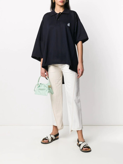 Lanvin panelled cropped trousers outlook