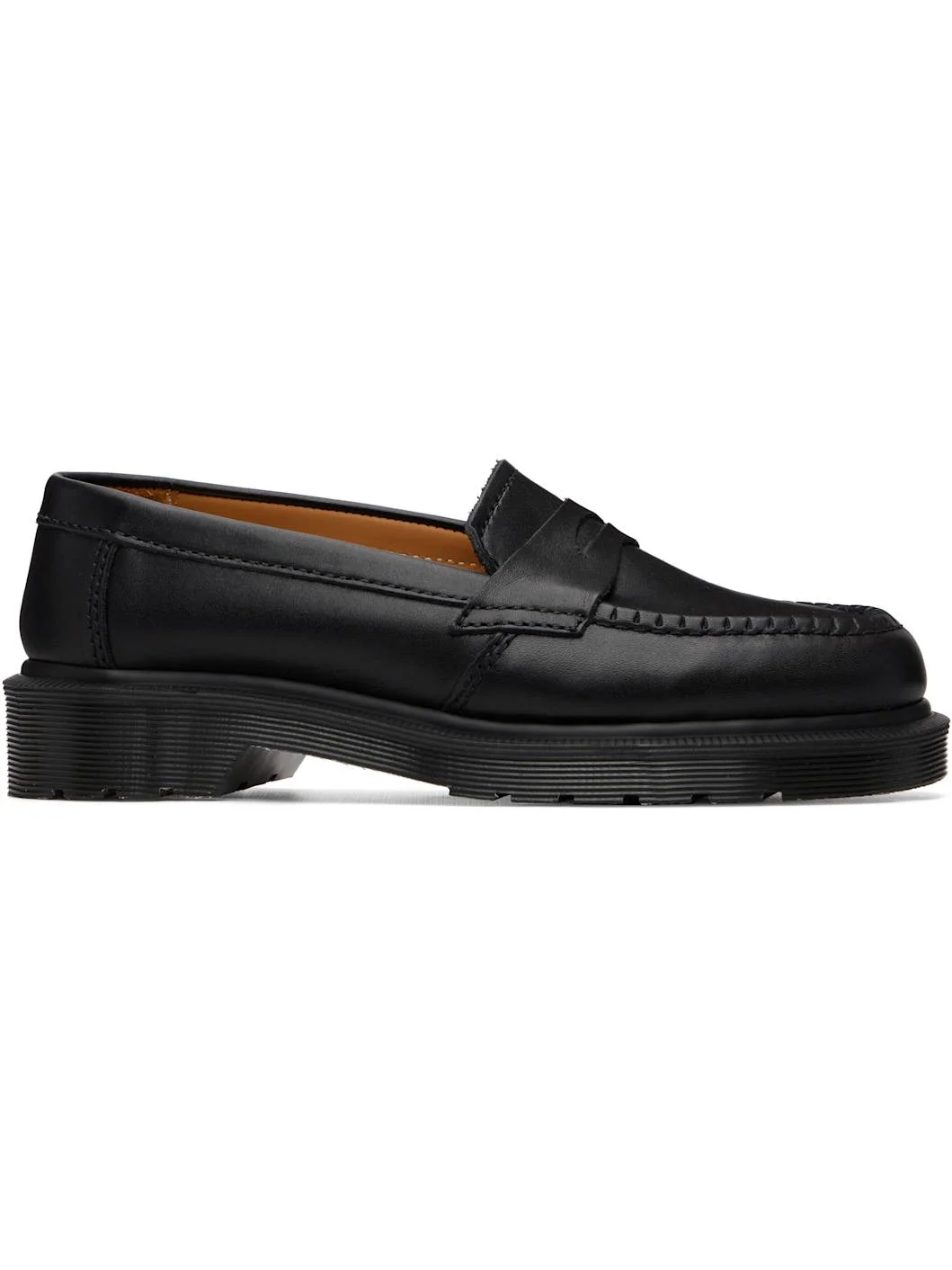 Black Delapre 'Made In England' Classic Loafers - 1