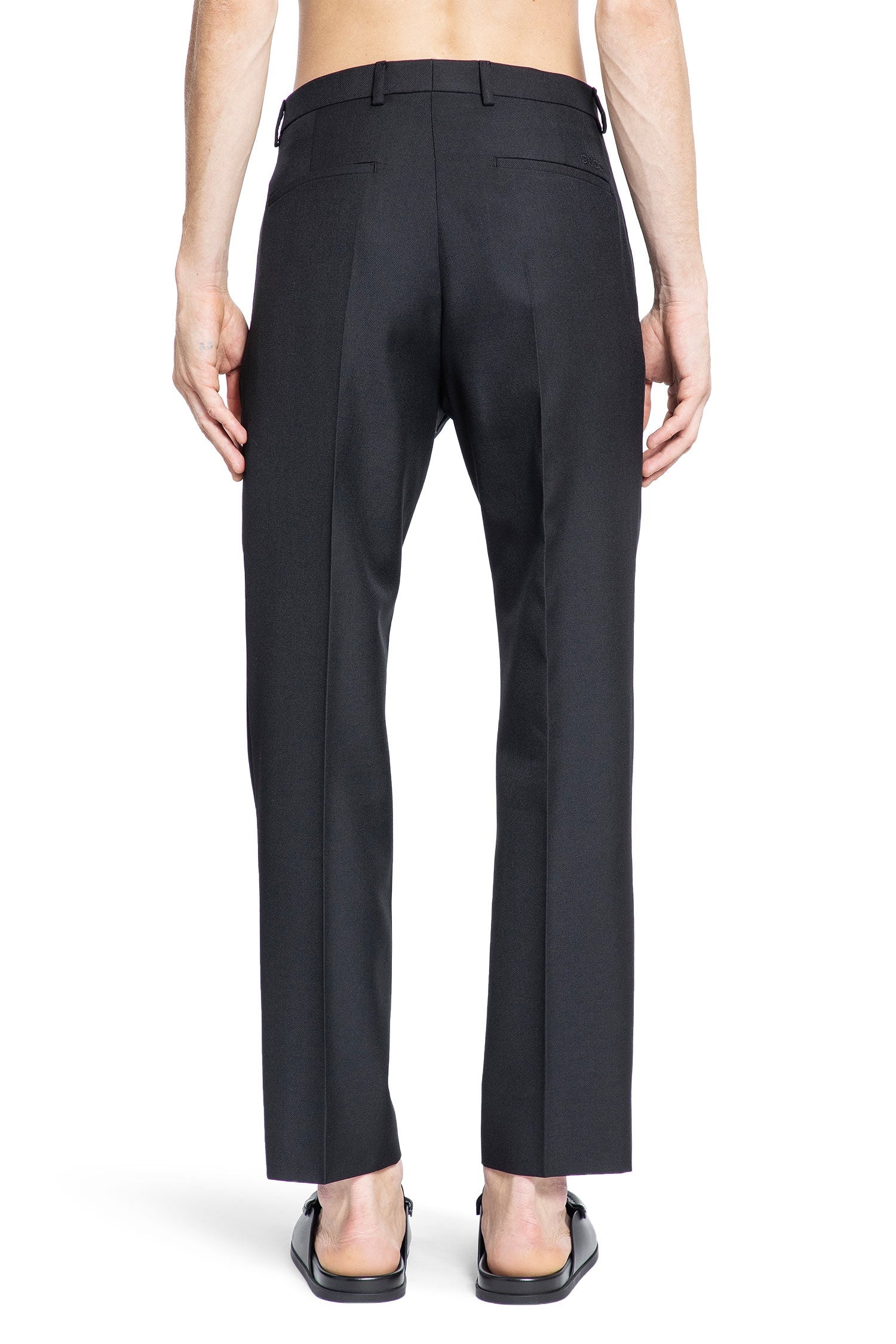 Wool-Blend-Twill-Trousers - 3