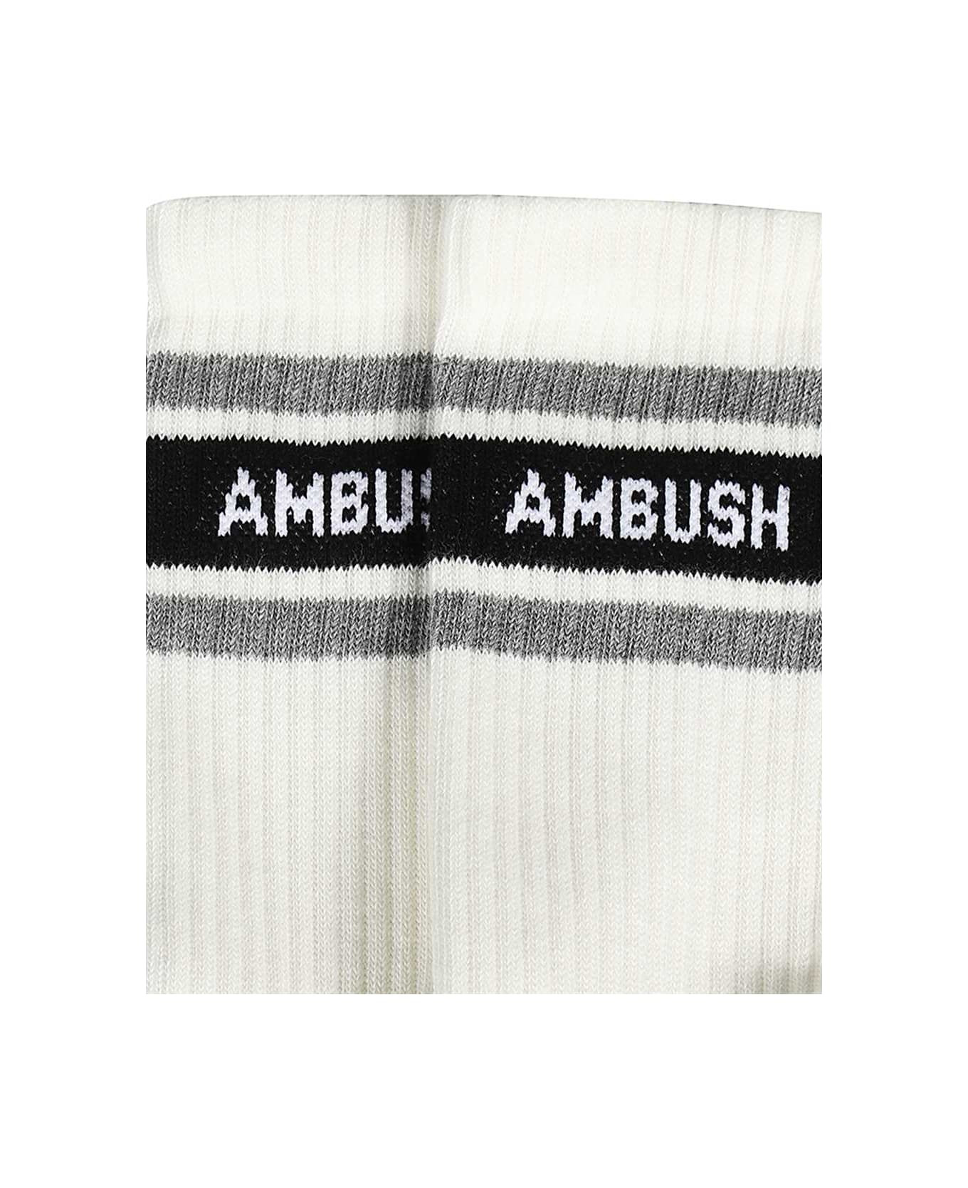 Logo Cotton Blend Socks - 2