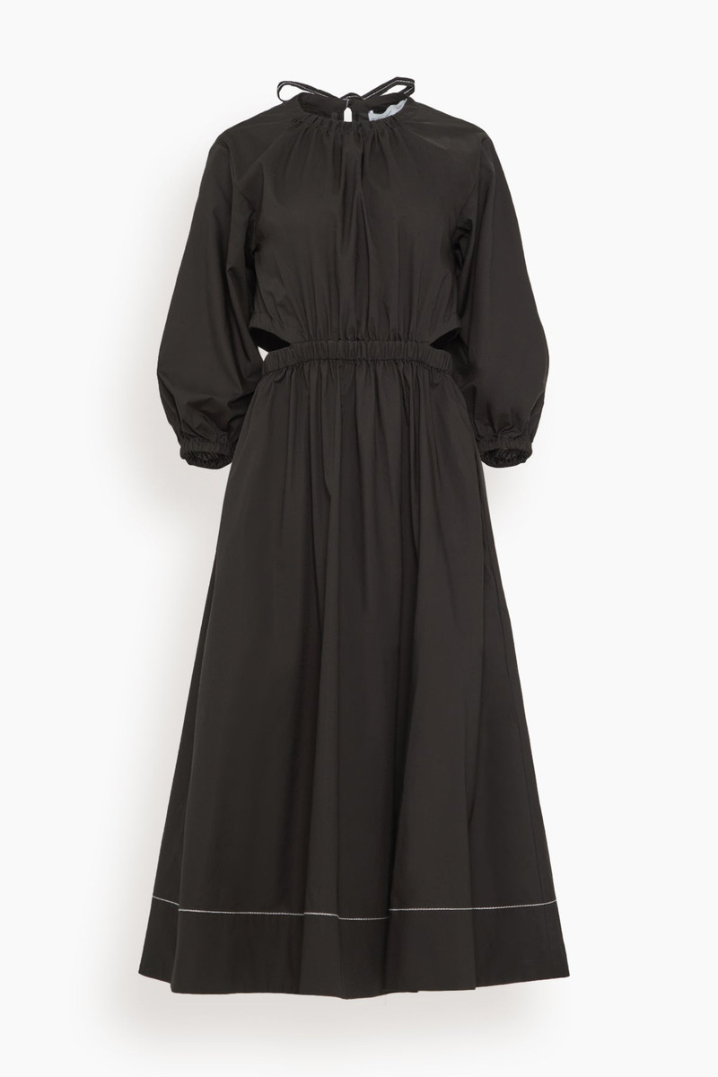 Nora backless poplin 드레스 1