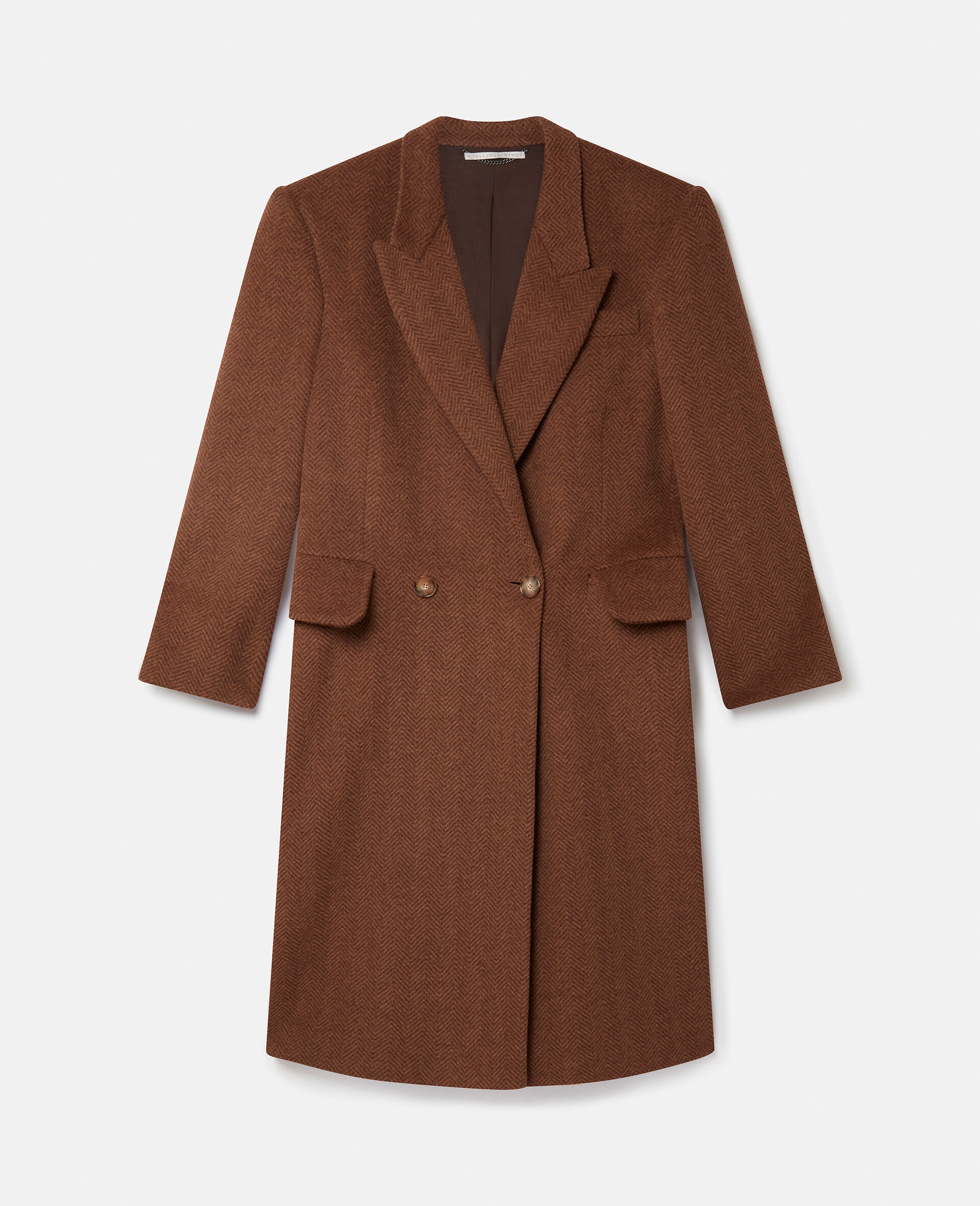 Double Breasted Wool Coat - 1