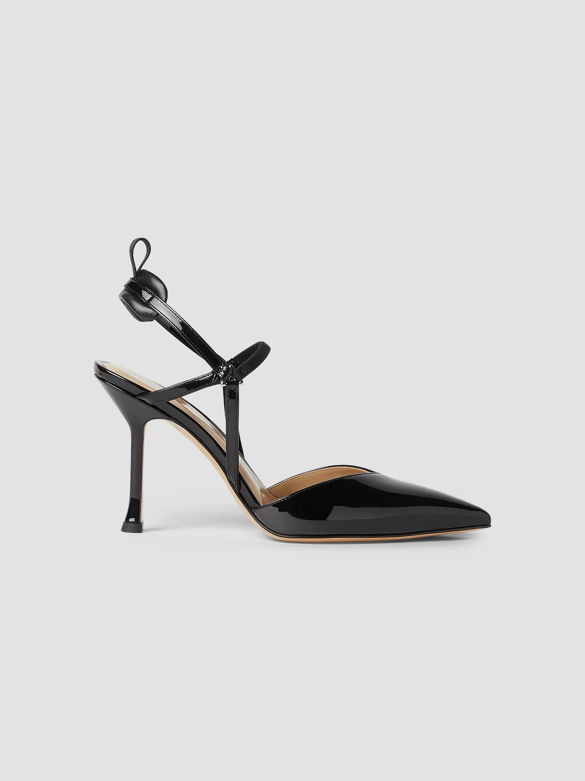 Women's Very Colibri 95MM Patent Leather Slingback Pumps - Nero - 1