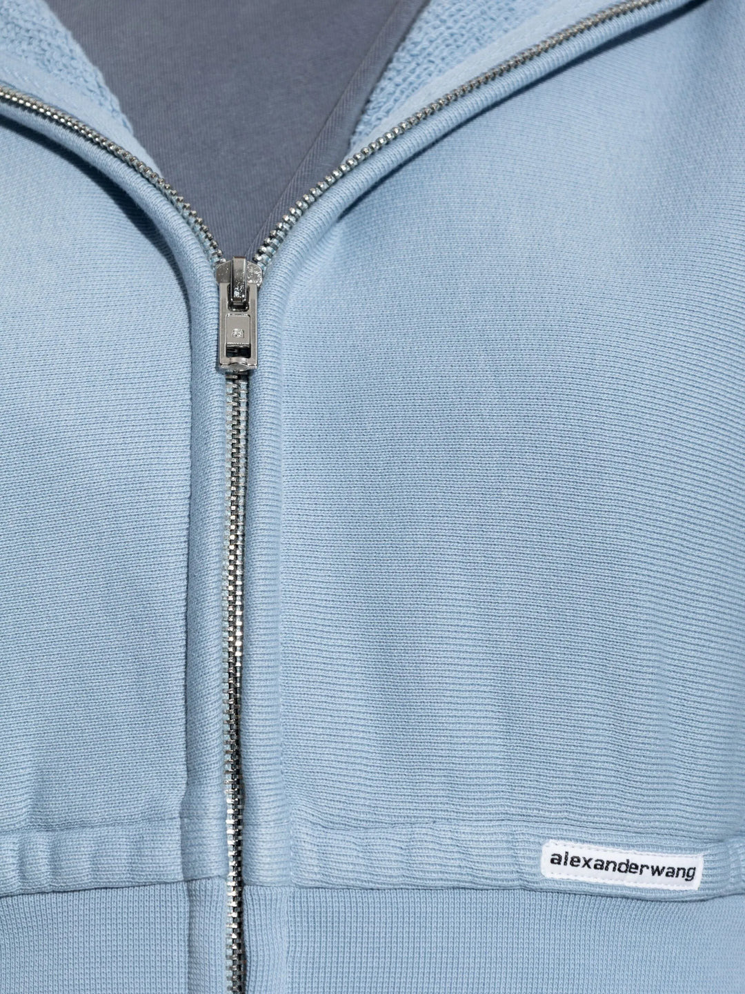 Cropped Zip Up Hoodie With Bra - 5