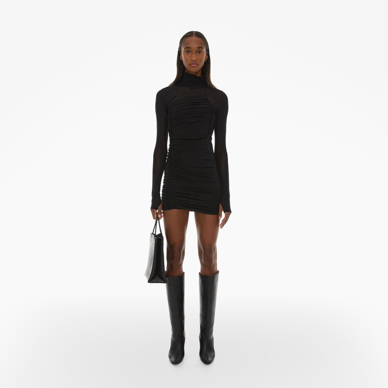 Helmut Lang RUCHED TURTLENECK MINI DRESS outlook