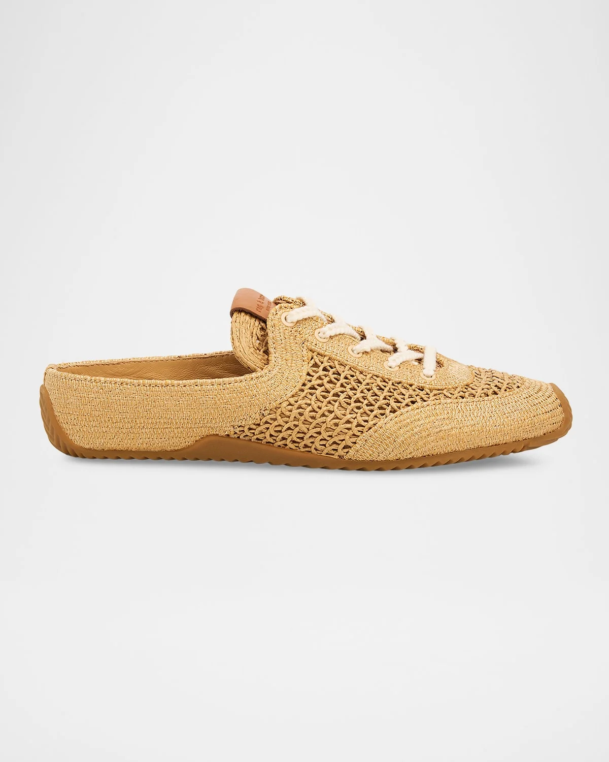 Retro Runner Raffia Sneaker Mules - 1